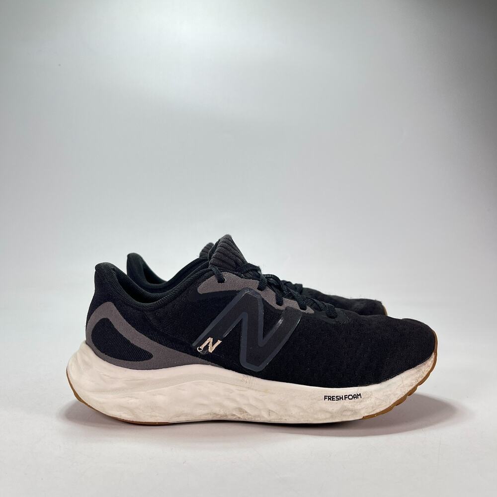 New Balance Fresh Foam Arishi v4 Black Gray Running Shoes Sneakers Womens Sz 7.5
